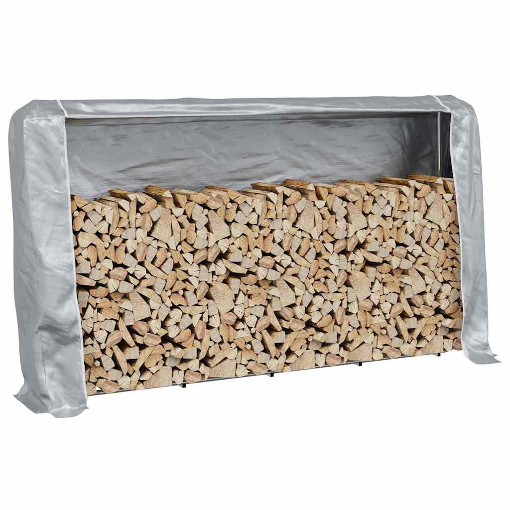 Brændestativ Galvaniseret Stål - med regnslag / 250 x 25 x 150 cm