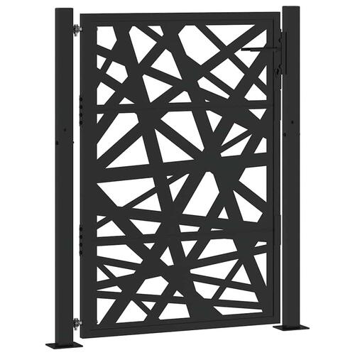 Havelåge 105x130 cm stål let design sort