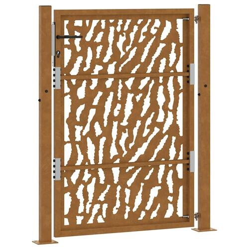 Havelåge 105x130 cm cortenstål spor design