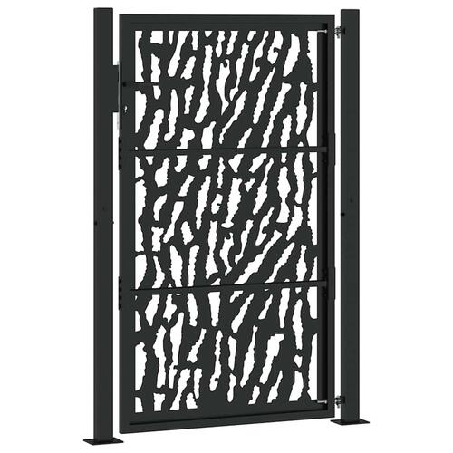 Havelåge 105x155 cm stål spor design sort