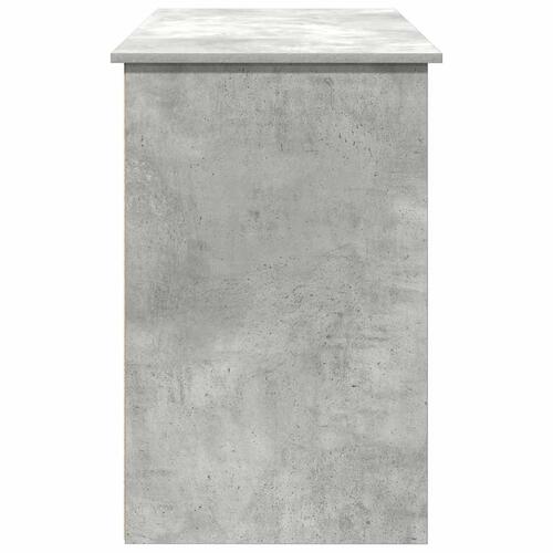 Skrivebord 102x50x75 cm konstrueret træ betongrå