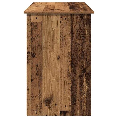 Skrivebord 102x50x75 cm konstrueret træ antikt træ