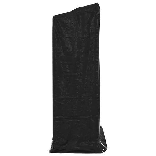 Brændestativ med regnslag 150x60x200 cm galvaniseret stål