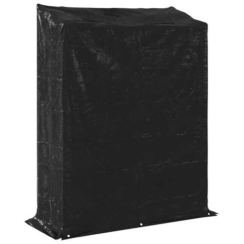 Brændestativ med regnslag 150x60x200 cm galvaniseret stål