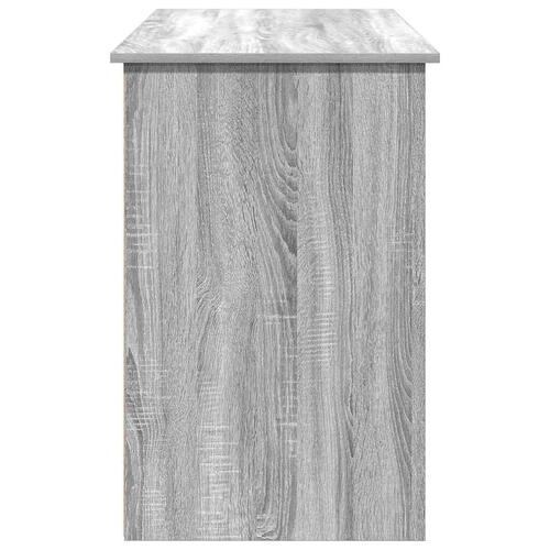 Skrivebord 102x50x75 cm konstrueret træ grå sonoma-eg