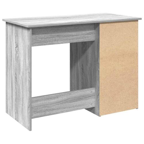 Skrivebord 102x50x75 cm konstrueret træ grå sonoma-eg