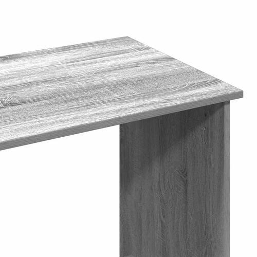 Skrivebord 102x50x75 cm konstrueret træ grå sonoma-eg
