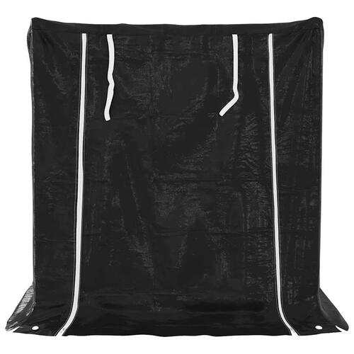 Brændestativ med regnslag 101x61x110,5 cm galvaniseret stål