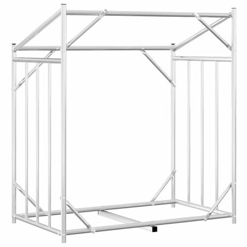 Brændestativ med regnslag 101x61x110,5 cm galvaniseret stål