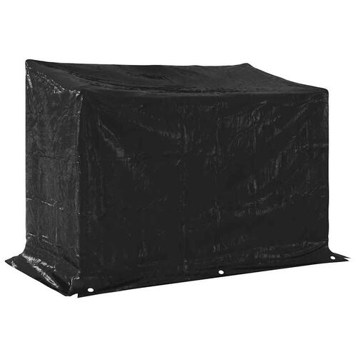 Brændestativ med regnslag 151x80,5x110,5 cm galvaniseret stål