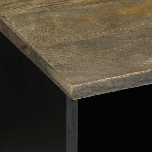 Tv-bord 100x33x46 cm massivt mangotræ sort
