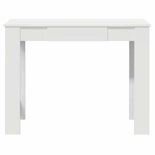 Skrivebord 100x45x75 cm konstrueret træ hvid