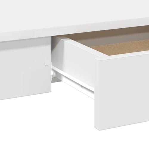 Skrivebord 100x45x75 cm konstrueret træ hvid