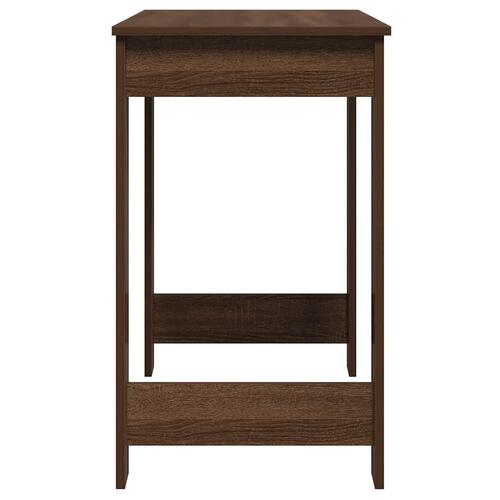 Skrivebord 100x45x75 cm konstrueret træ brun egetræsfarve