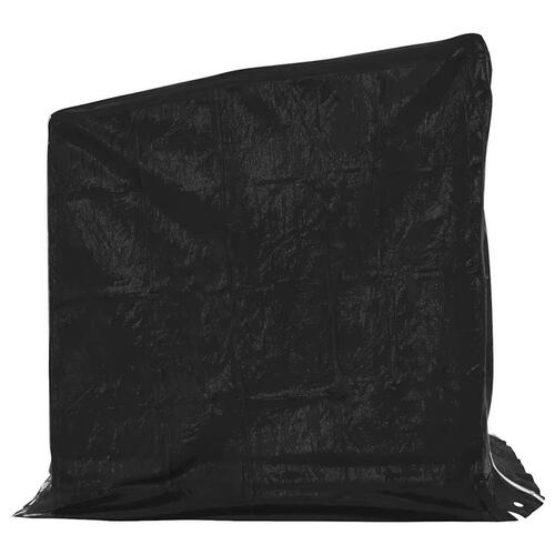 Brændestativ med regnslag 100,5x80,5x110,5 cm galvaniseret stål