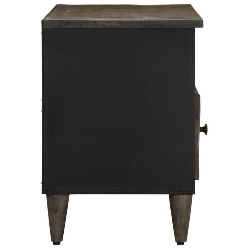 Tv-bord 100x33x46 cm massivt mangotræ sort