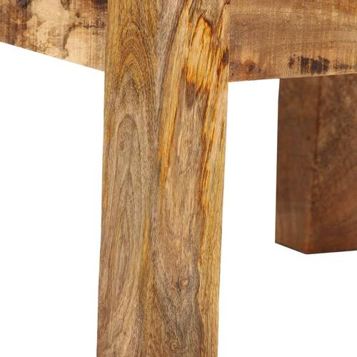 Sofabord massivt mangotræ 60 x 60 x 35 cm