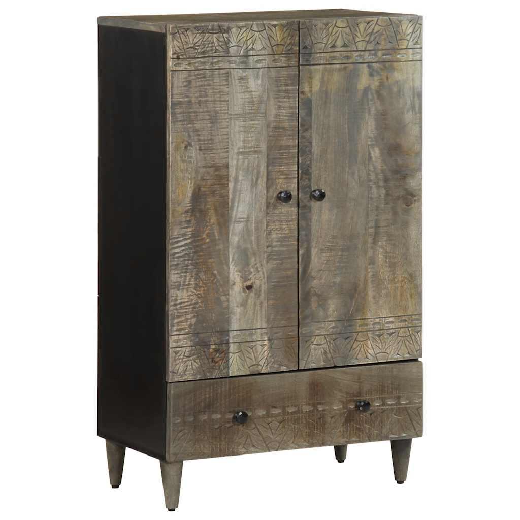 Højskab 60x33x110 cm massivt mangotræ
