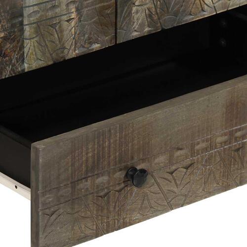 Højskab 60x33x110 cm massivt mangotræ
