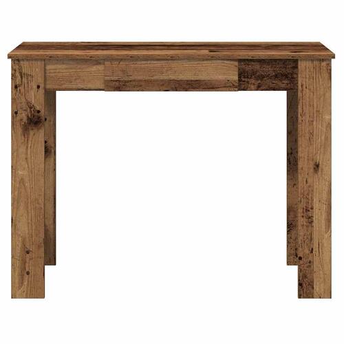 Skrivebord 100x45x75 cm konstrueret træ antikt træ