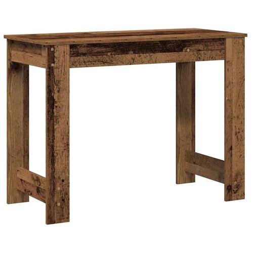 Skrivebord 100x45x75 cm konstrueret træ antikt træ