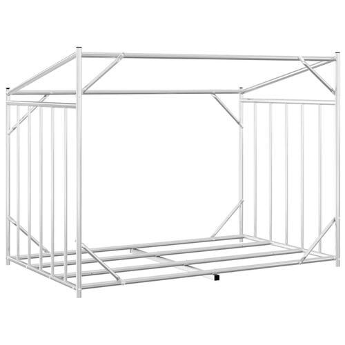 Brændestativ med regnslag 150,5x100,5x110,5cm galvaniseret stål