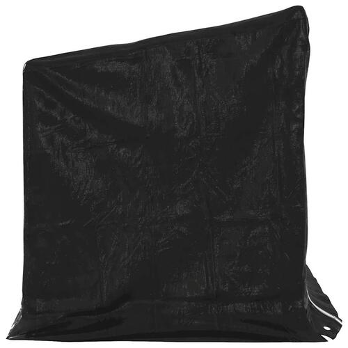 Brændestativ med regnslag 150,5x100,5x110,5cm galvaniseret stål