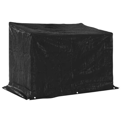 Brændestativ med regnslag 150,5x100,5x110,5cm galvaniseret stål