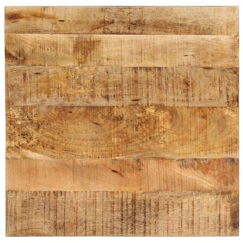 Sofabord massivt mangotræ 60 x 60 x 35 cm