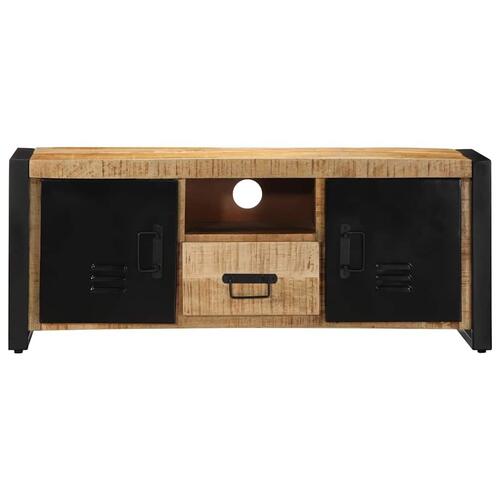 Tv-bord 100x30x40 cm massivt ru mangotræ