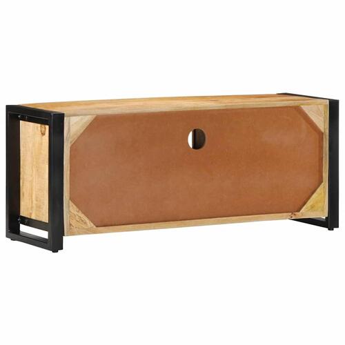 Tv-bord 100x30x40 cm massivt ru mangotræ