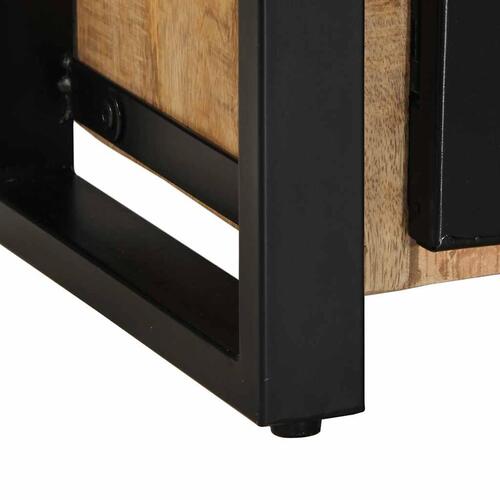 Tv-bord 100x30x40 cm massivt ru mangotræ