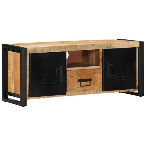 Tv-bord 100x30x40 cm massivt ru mangotræ