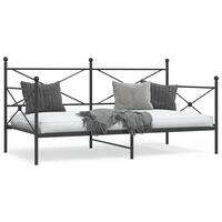 Daybed uden madras 100x190 cm stål sort