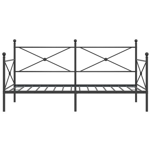 Daybed uden madras 100x190 cm stål sort