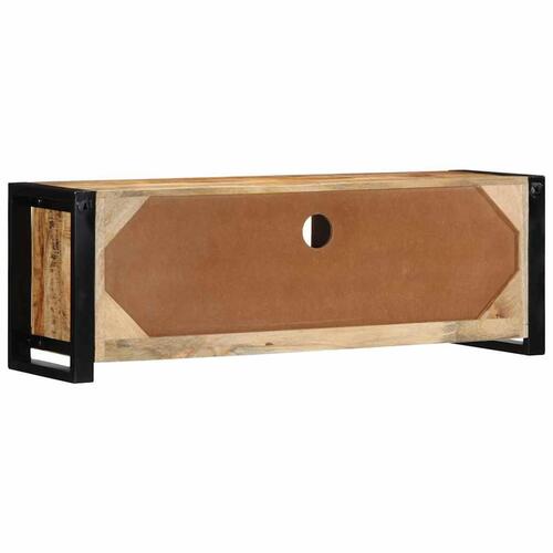 Tv-bord 100x30x35 cm massivt ru mangotræ