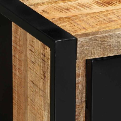 Tv-bord 100x30x35 cm massivt ru mangotræ