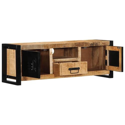 Tv-bord 100x30x35 cm massivt ru mangotræ