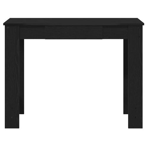 Skrivebord 100x45x75 cm konstrueret træ sort