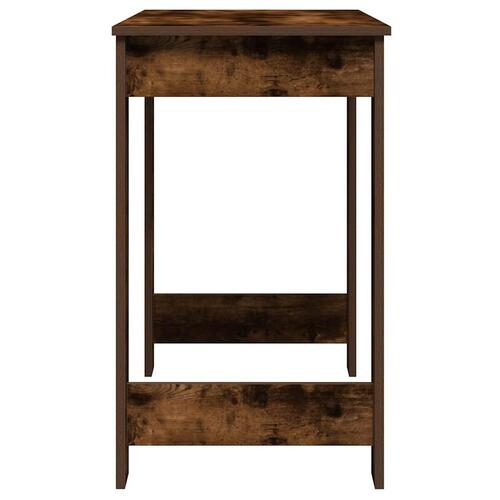 Skrivebord 100x45x75 cm konstrueret træ røget egetræsfarve