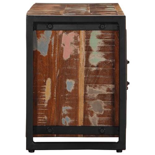 Tv-bord 100x30x40 cm massivt genbrugstræ