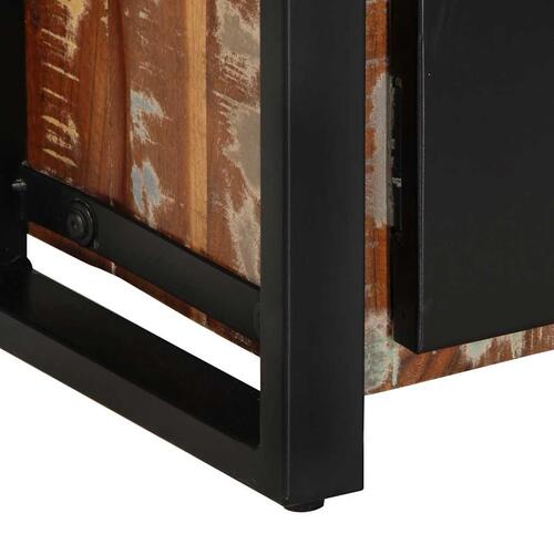 Tv-bord 100x30x40 cm massivt genbrugstræ