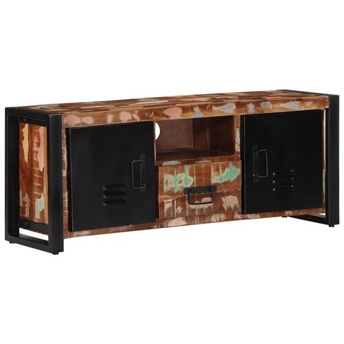Tv-bord 100x30x40 cm massivt genbrugstræ
