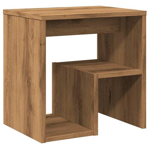 Sengebord 40x30x40 cm konstrueret træ kunsteg