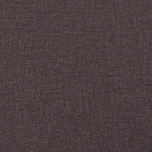 Osmannisk sengeramme med madras 140x200 cm stof mørkebrun