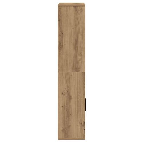 Bogreol 60x24x120 cm konstrueret træ kunsteg