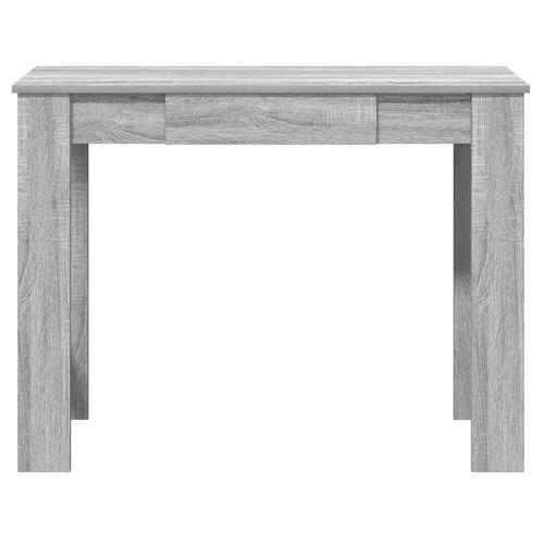 Skrivebord 100x45x75 cm konstrueret træ grå sonoma-eg