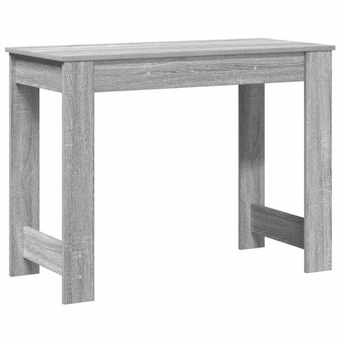 Skrivebord 100x45x75 cm konstrueret træ grå sonoma-eg