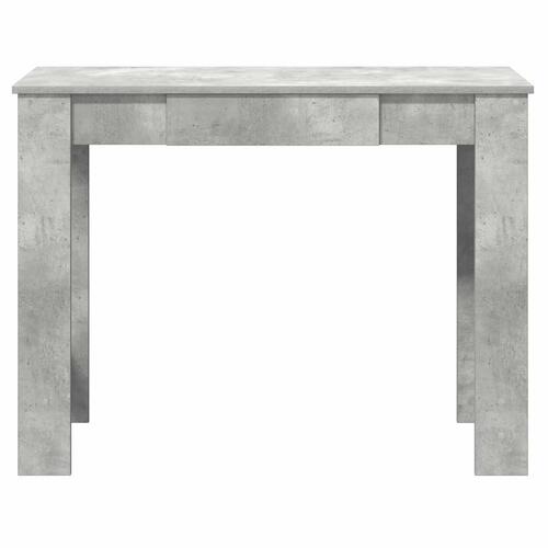 Skrivebord 100x45x75 cm konstrueret træ betongrå