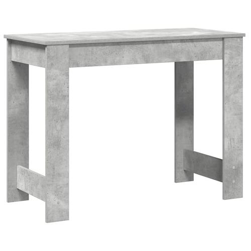 Skrivebord 100x45x75 cm konstrueret træ betongrå